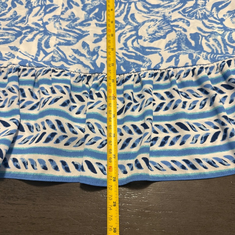 Lilly Pulitzer Gramercy Blue and White Tank Top Size‎ XL - Picture 5 of 7